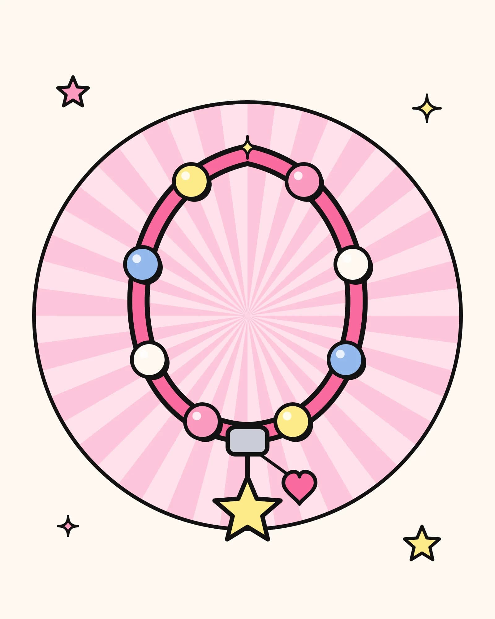 Strap de pulso para lightstick
